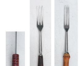 Lot de fourchettes à fondue et piques brochettes