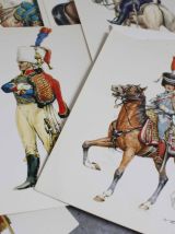 lot de cartes postales thème "les uniformes"