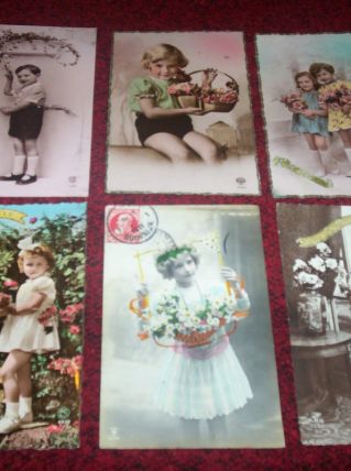 lot 6 cpa enfants 