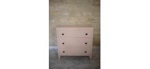 Commode vintage rose