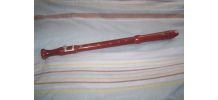 ANCIENNE ET GRANDE FLUTE EN BOIS 
