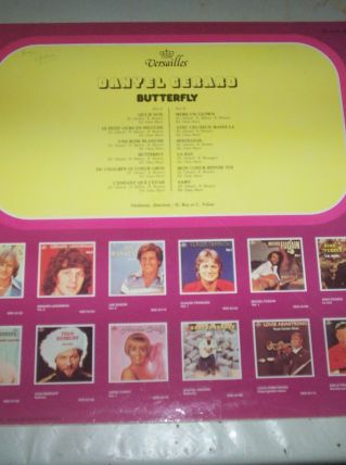 disque 33 tours 12 titres butterfly de danyel gérard 