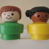 3 Little People Chunky  Fisher Price vintage