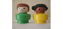 3 Little People Chunky  Fisher Price vintage