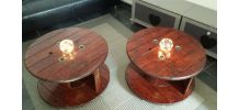 table basse bois massif