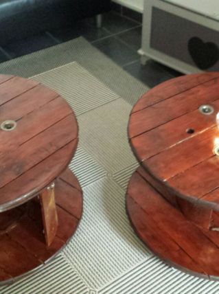 table basse bois massif