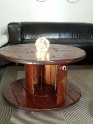 table basse bois massif