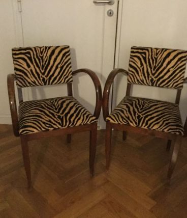 Paire de fauteuils bridge