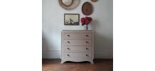 Grande commode plateau en marbre