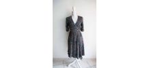 Robe portefeuille 100% Soie motif liberty