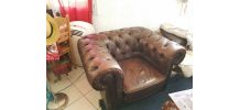 Vend fauteuil chesterfield d'origine 