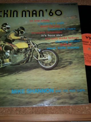 RARE 33 TOURS 10 TITRES DE MIKE SHANNON leader des chats sauvages 