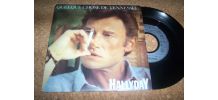 45 TOURS 2 TITRES JOHNNY HALLYDAY quelques chose de tennessee + 1 