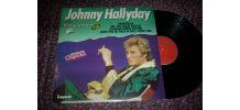 disque 33 tours 12 titres programme plus de johnny HALLYDAY 