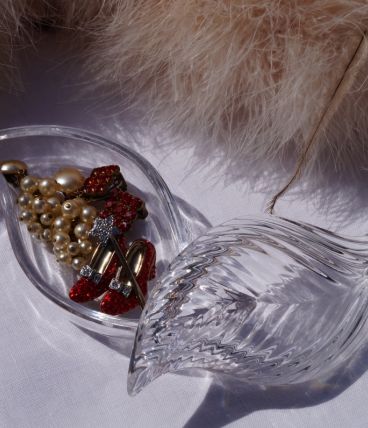 Boîte à bijoux en verre