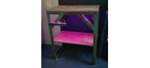 Console Indus Metal et bois 