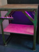 Console Indus Metal et bois 