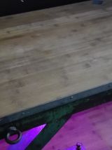 Console Indus Metal et bois 
