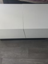 Table basse blanche laqué moderne