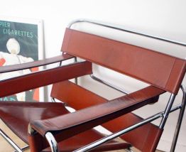 Fauteuil original Wassily B3 de Marcel Breuer