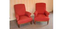 Duo de bergères rouges