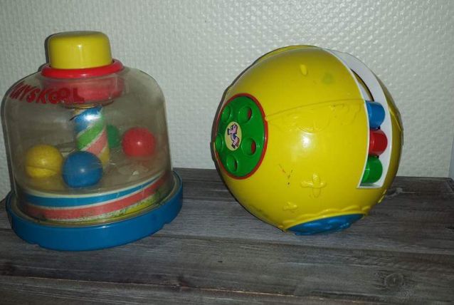 Toupie et balle à manipuler