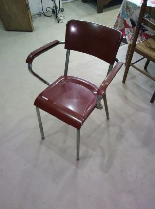 tables + fauteuil métal et bakelite