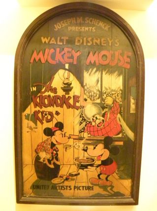 Panneaux en bois MICKEY MOUSE ancien