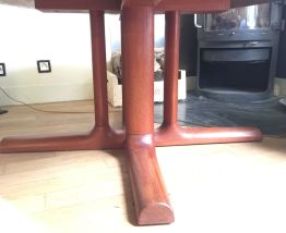 Table basse scandinave suédois teck massif