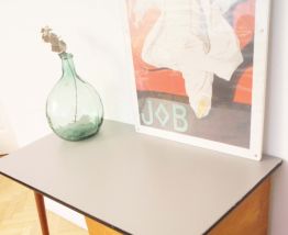 Bureau vintage scandinave pieds compas 70's