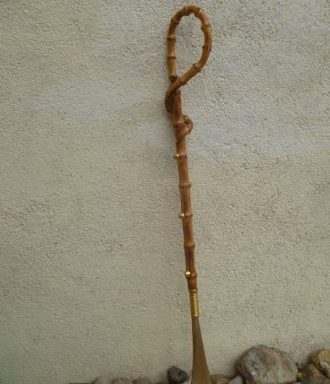 chausse pied  en  bambou vintage