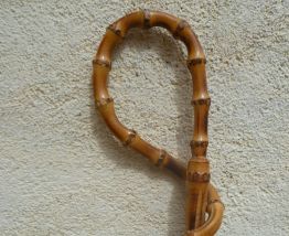 chausse pied  en  bambou vintage