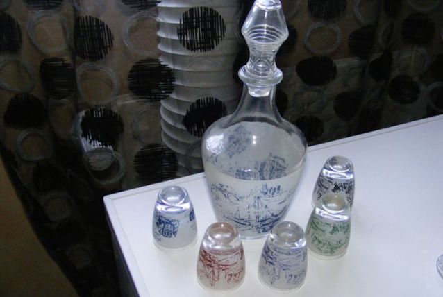 bouteille +5 verre