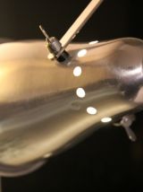 Lampe spot à pince en alu