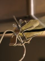 Lampe spot à pince en alu