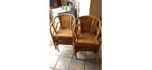 Fauteuils en rotin