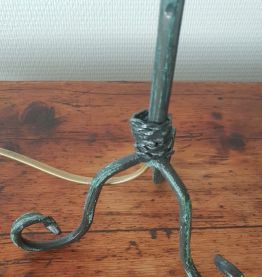lampe en fer forgé