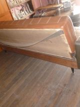 salon vintage skai canape 2 fauteuils 1960