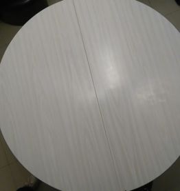 Table Formica version ronde ou ovale