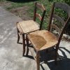 Lot  4 chaises bistrot
