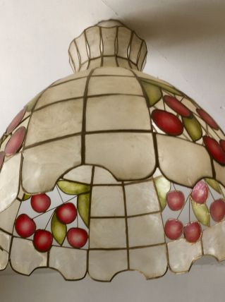 Luminaire plafonnier style Tiffany art nouveau