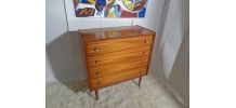 Commode vintage des années 60 pieds compas