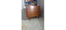 Commode vintage des années 60 couleur teck