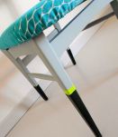 Paire de chaises vintages relookées