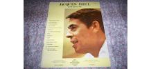ancien album partitions musicales jacques Brel 