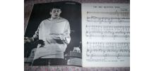 ancien album partitions musicales jacques Brel 
