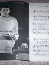 ancien album partitions musicales jacques Brel 