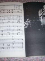 ancien album partitions musicales jacques Brel 