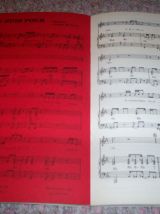 ALBUM PARTITIONS MUSICALES DE MICHEL SARDOU 