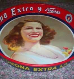 ancien plateau biere corona 
